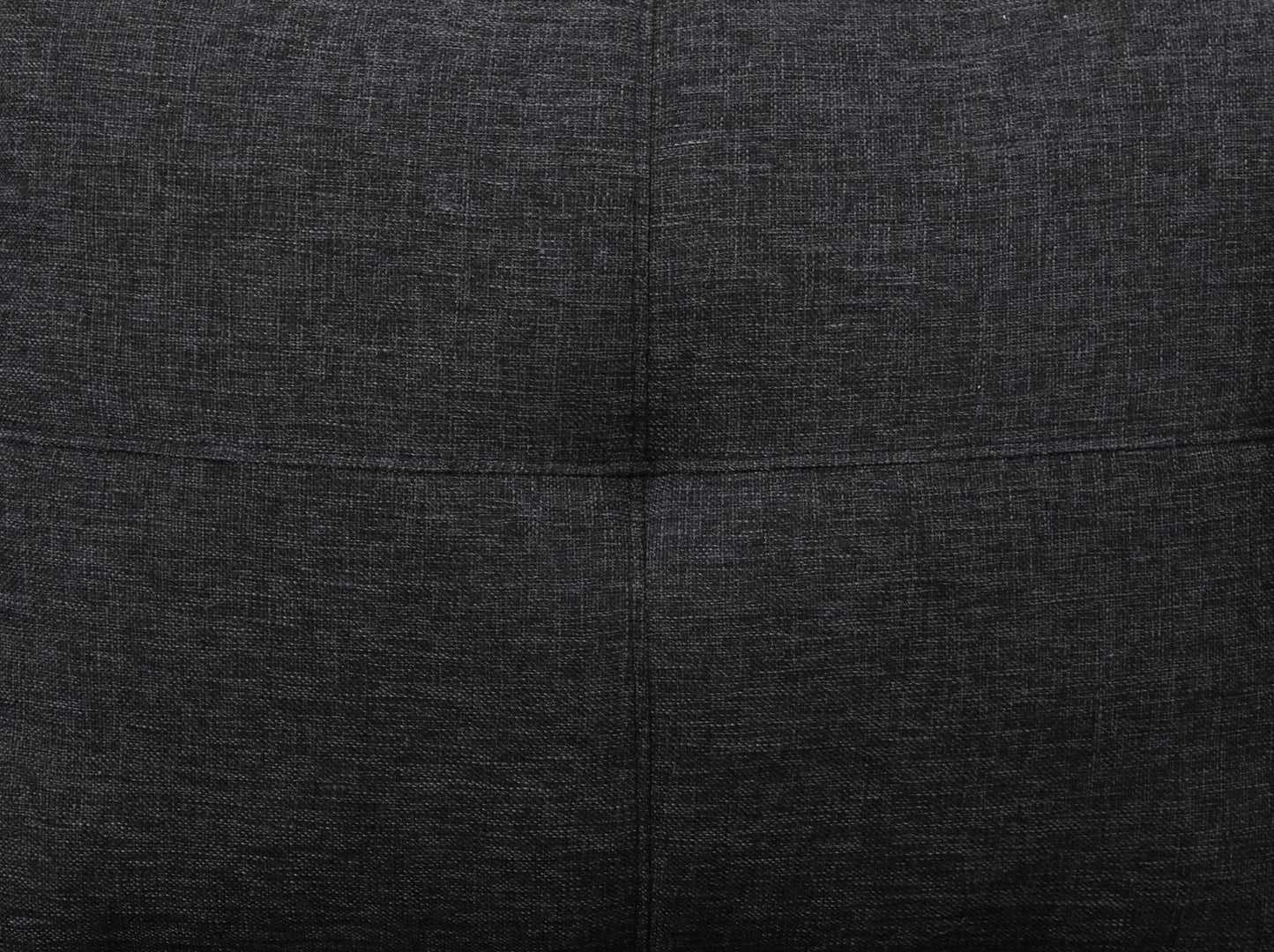 97.5" Wide Black Grey Linen L-Shaped Living Room Sectional Sofa Set