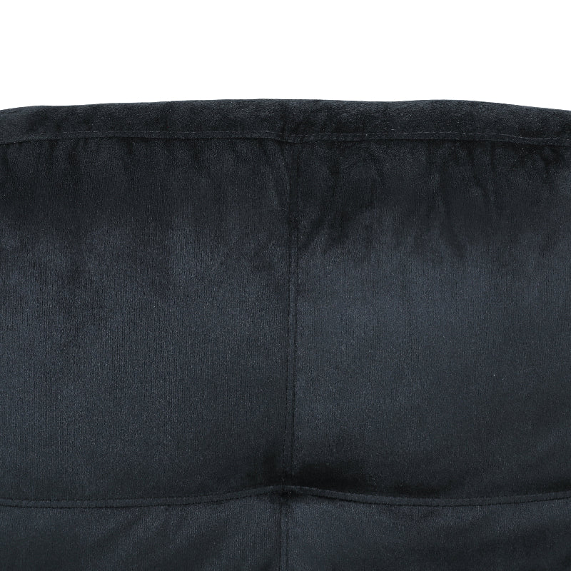 Dark Blue Microfiber L-Shaped Living Room Sectional Sofa Set - Left or right chaise